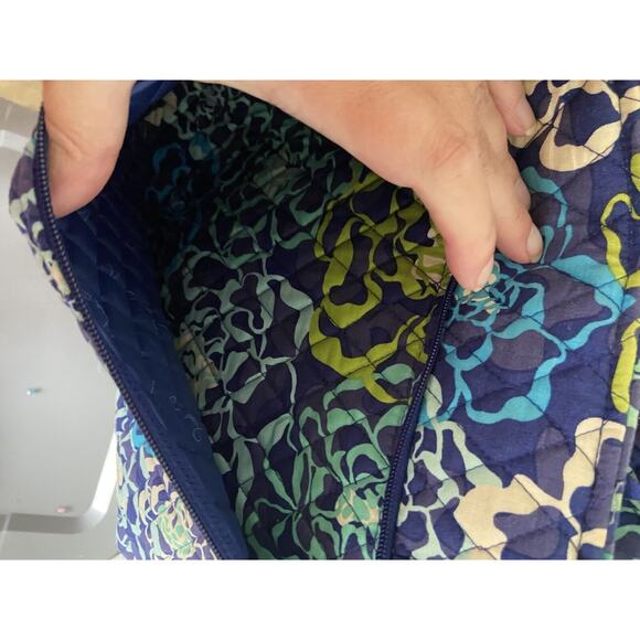Vera Bradley Katalina Blues Stroll Around Diaper Bag Tote Lots of Pockets - Picture 5 of 10